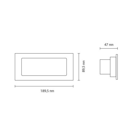 Segnapasso LED Calpestabile IP65 Compatibile con Scatola 506