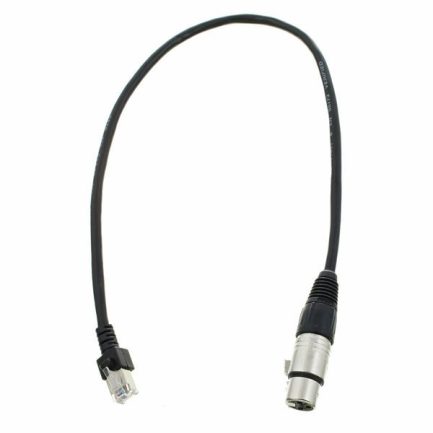 Adattatore dmx xlr con cavo ethernet rj45
