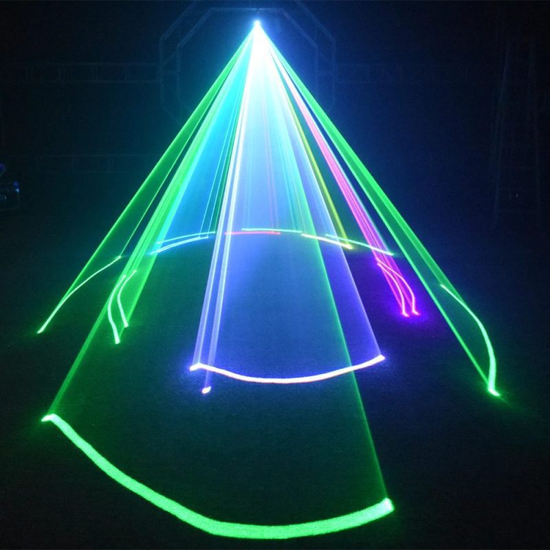 Proiettore Laser 10W RGB Proiezione Immagini Luci Scenografiche