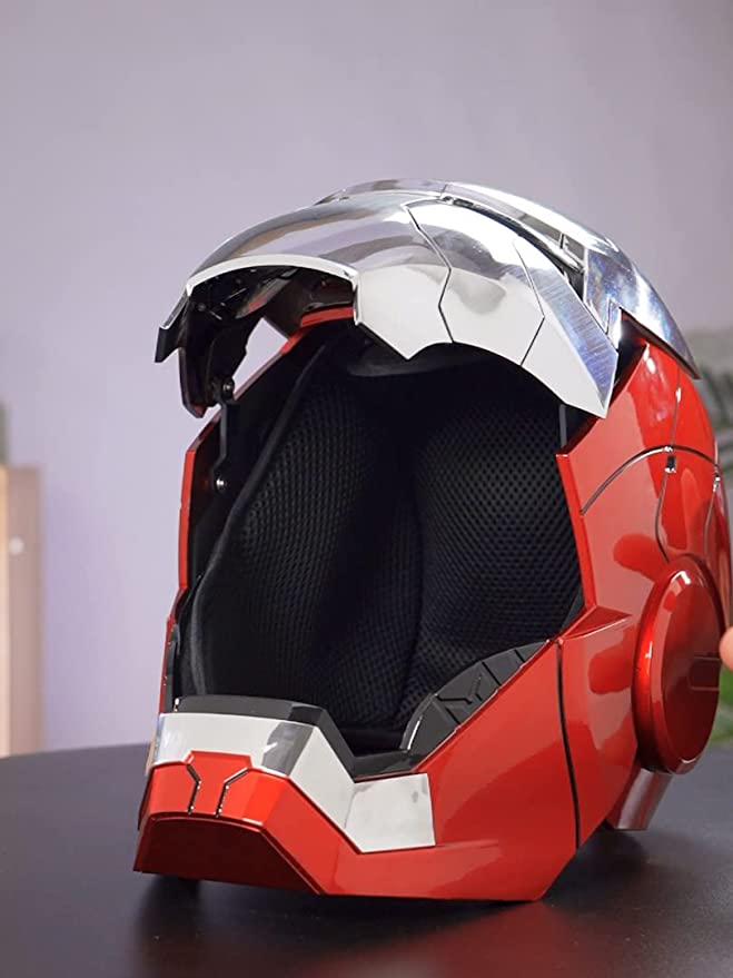 casco iron man elettronico indossabile mk5 voce jarvis funzionante