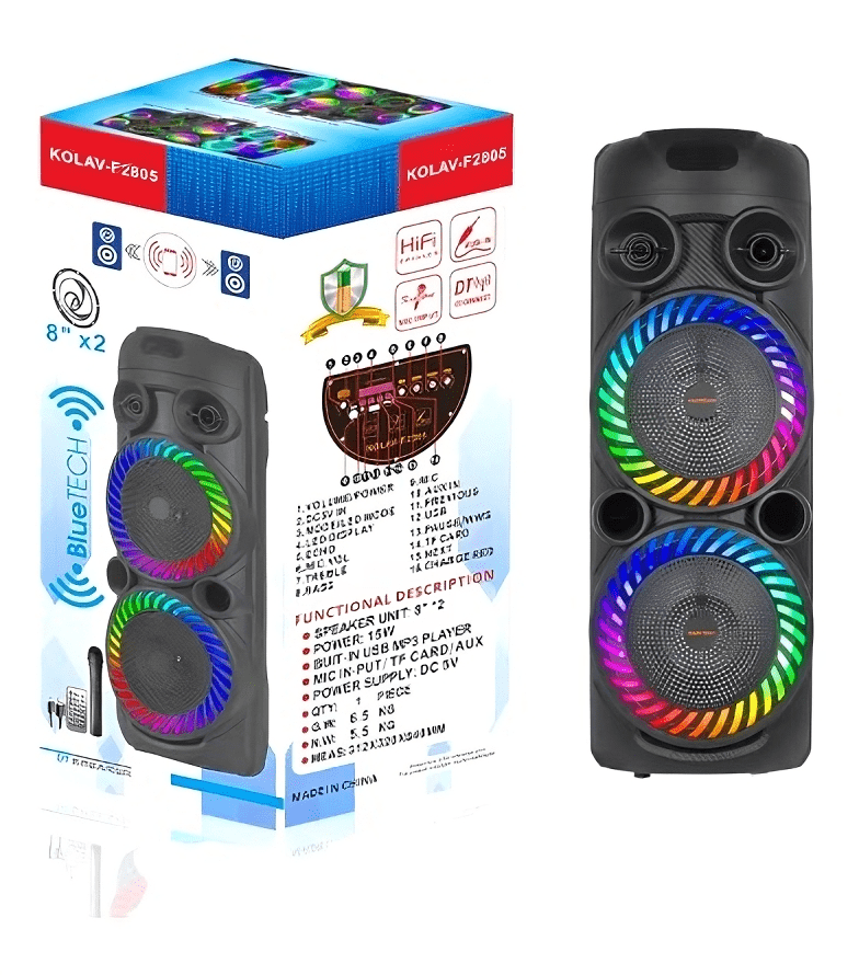 Karaoke Professionale Bluetooth FONESTAR AMPLY-T diffusore attivo a  batteria con microfono wireless